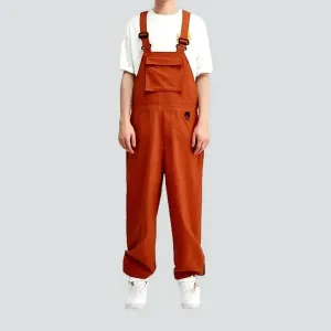 Stylish men's jean dungaree