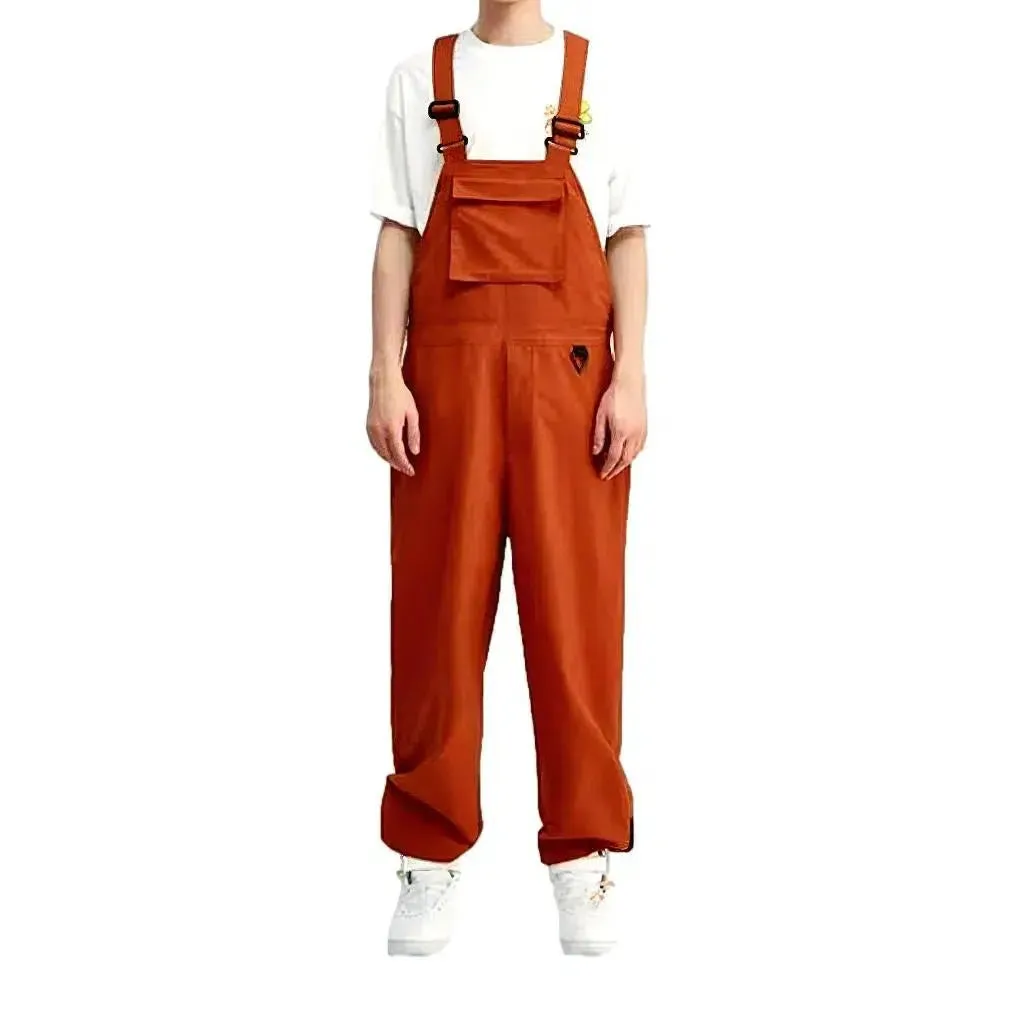 Stylish men's jean dungaree