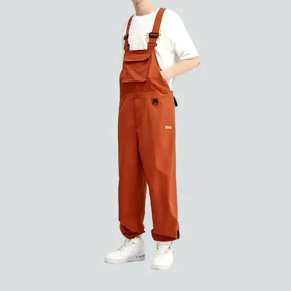 Stylish men's jean dungaree