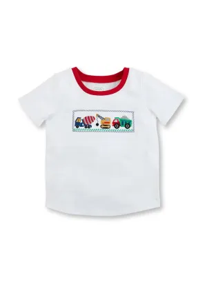 Truck Smocked Baby Tee