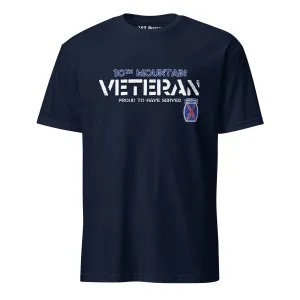 U.S. Army 10th Mountain Veteran Men's Tee