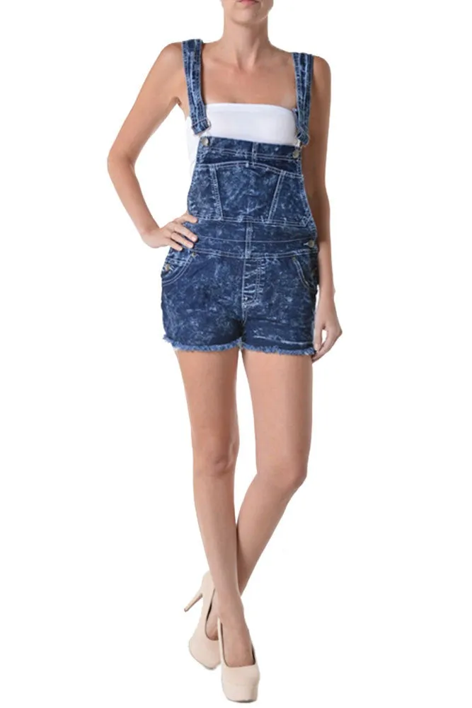 Women's Washed Overalls