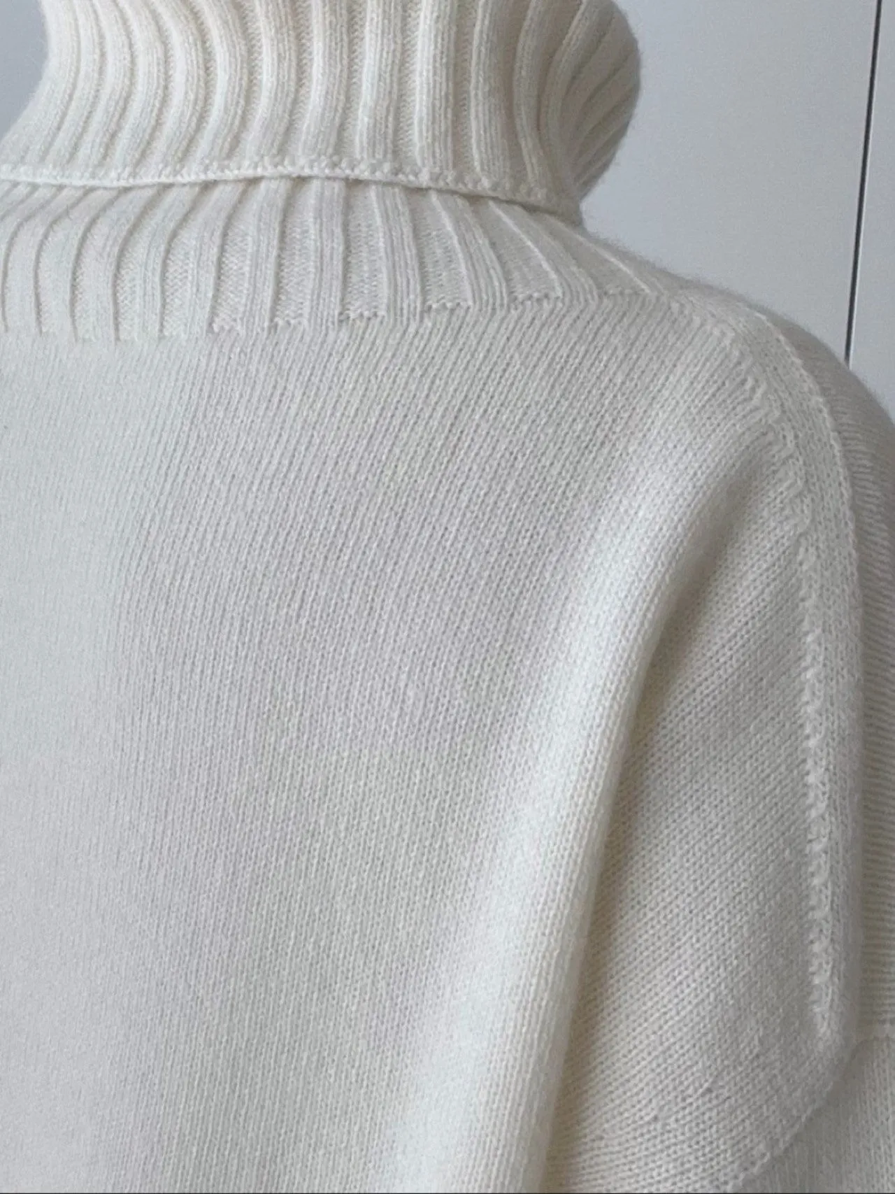 WOOL CASHMERE TURTLENECK KNIT