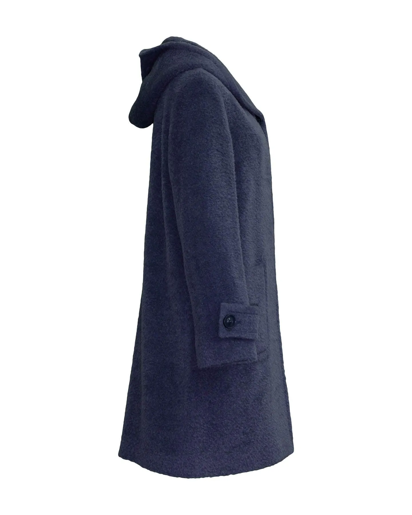 Wool Hooded Car Coat